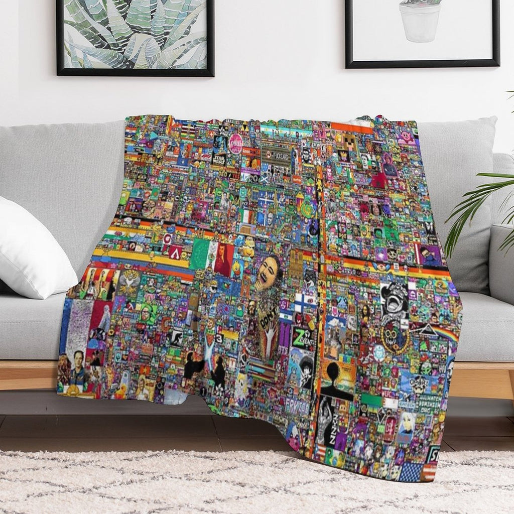 Reddit RPlace Premium Throw Blanket