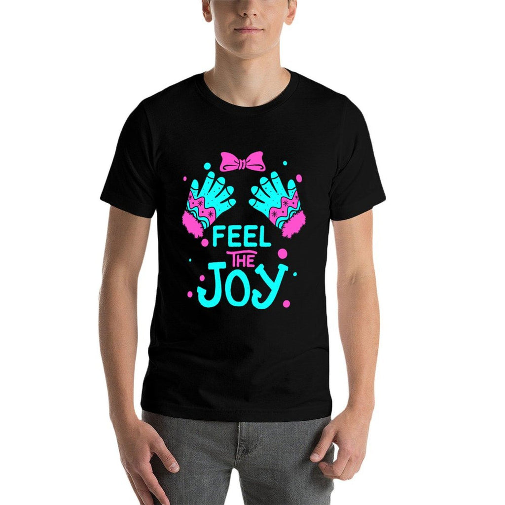 Feel The Joy - Womens Version! Christmas  Oversized Silhouette T-Shirt