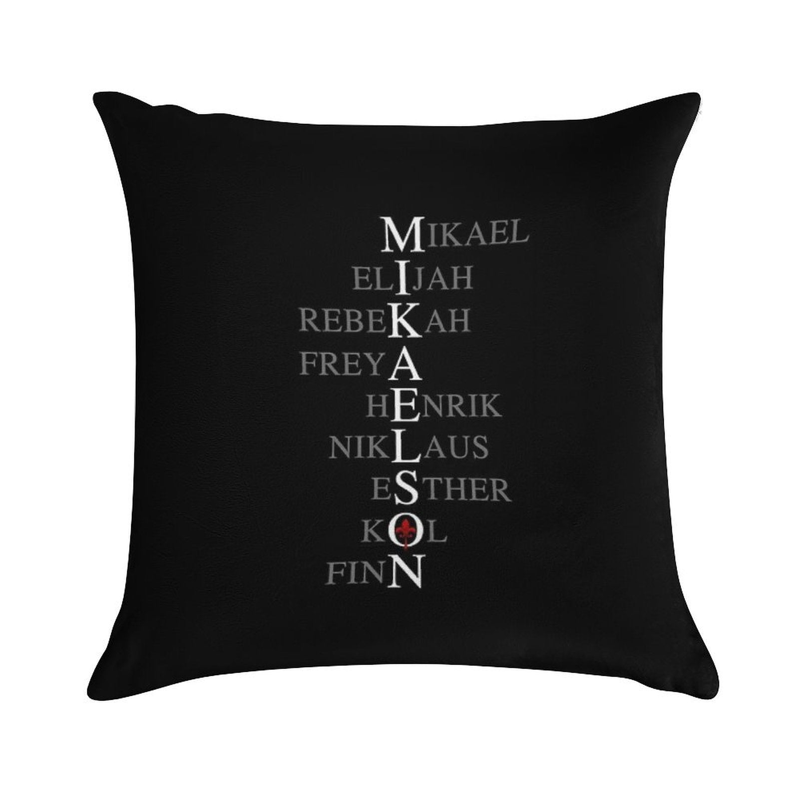 Mikaelson Family Soft Reinforced Edging Throw Pillow