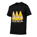 Osteosarcoma Awareness Month Yellow Ribbon Gnomies Support  Easy-care T-Shirt