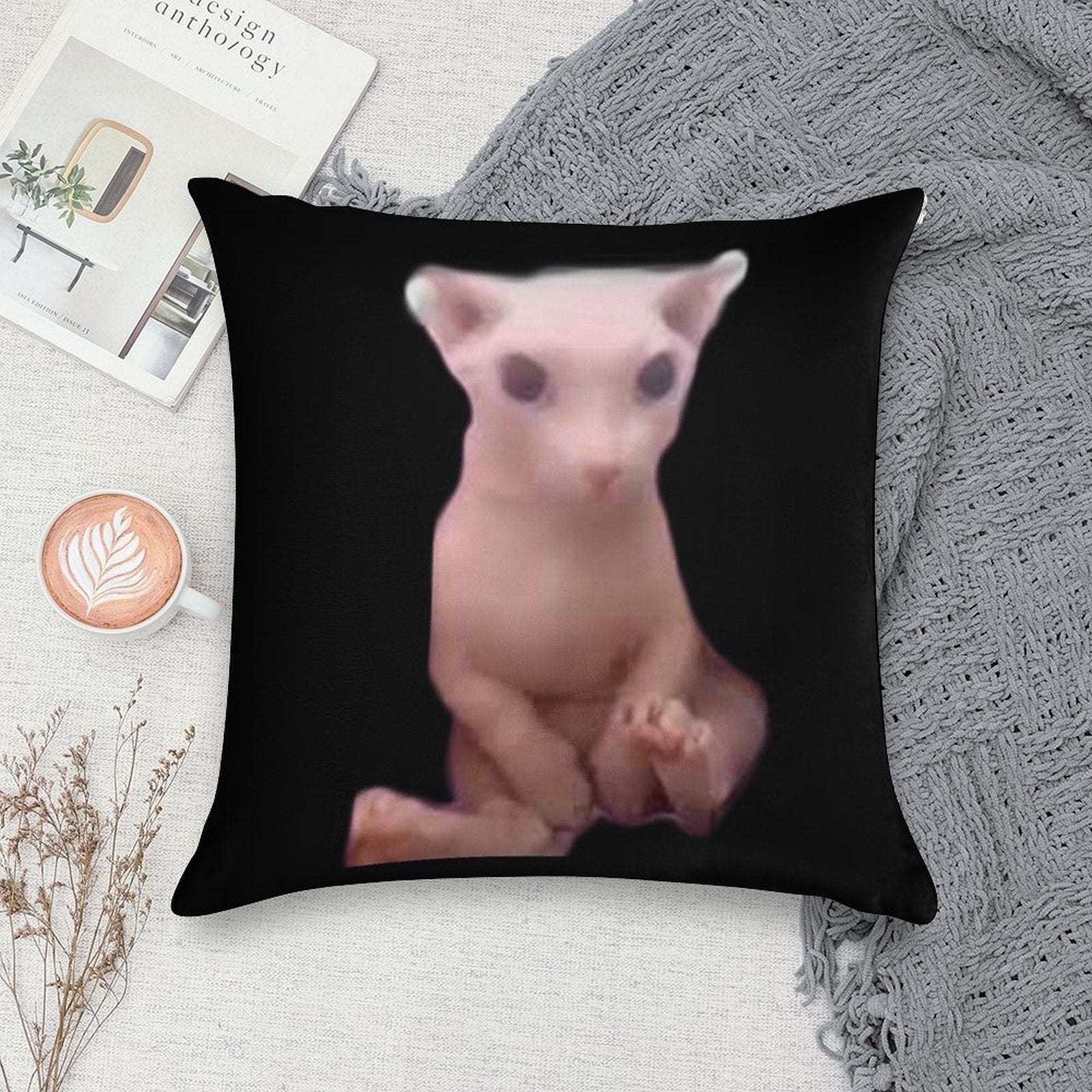 Bingus Soft Home Decor Throw Pillow