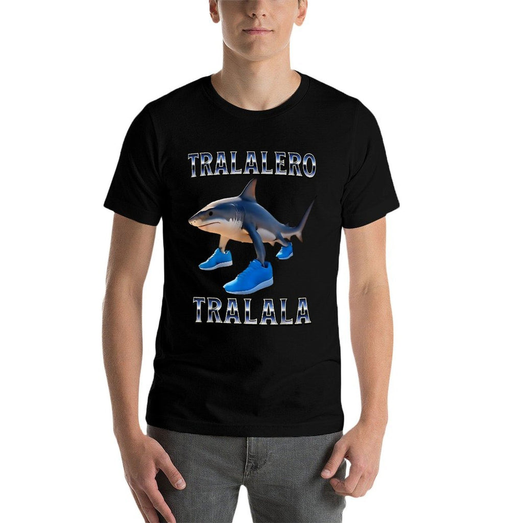 Tralalero Tralala - Italian Brainrot Meme  Summer-ready Fabric T-Shirt