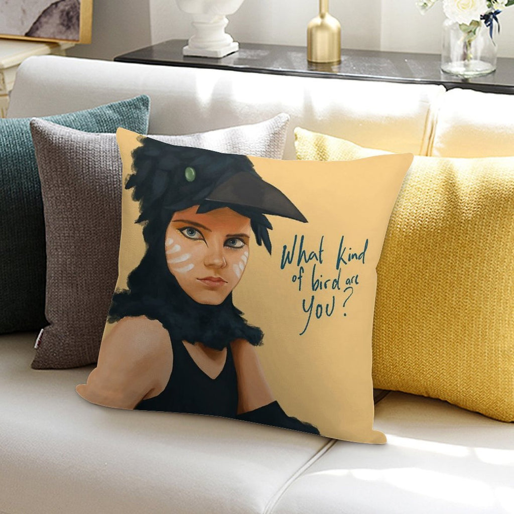 What Kind of Bird Are You Soft Gift Ready Throw Pillow