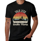 Retro Talk Less Smile More Historic Hamilton Quote  Eco-friendly Material T-Shirt