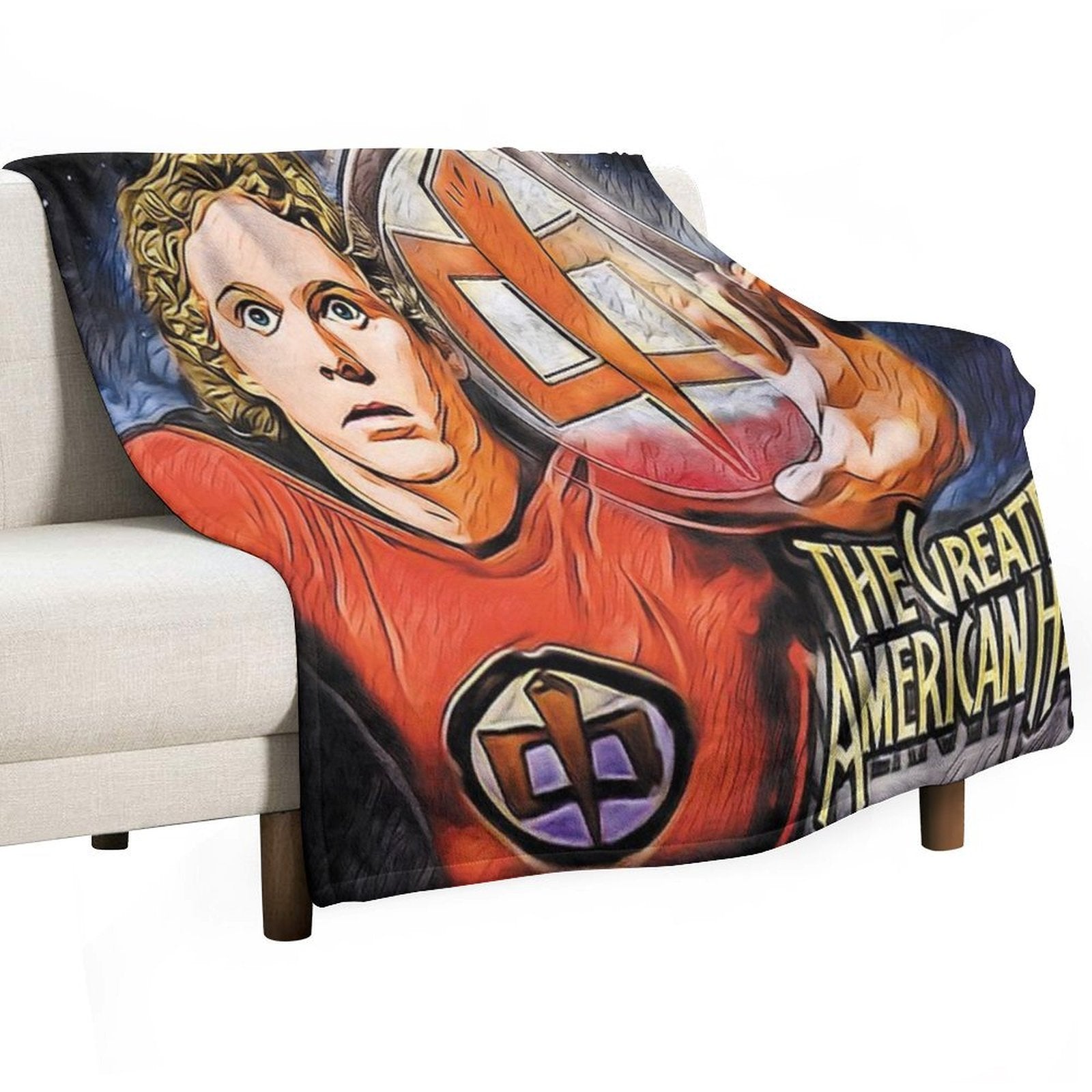 Ralph Hinkley - The Greatest American Hero Velvety-soft Throw Blanket