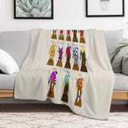 Horse Racing Triple Crown Winners 1919-2018 Quick-dry Throw Blanket