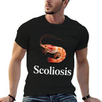 Scoliosis Shrimp  Odor-resistant T-Shirt