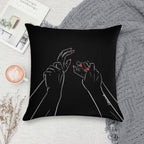 Couple Passion Desire Soft Gift Ready Throw Pillow