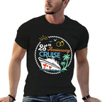 25th Anniversary Cruise Silver Wedding Cruise Vacation  Rolled Sleeves T-Shirt