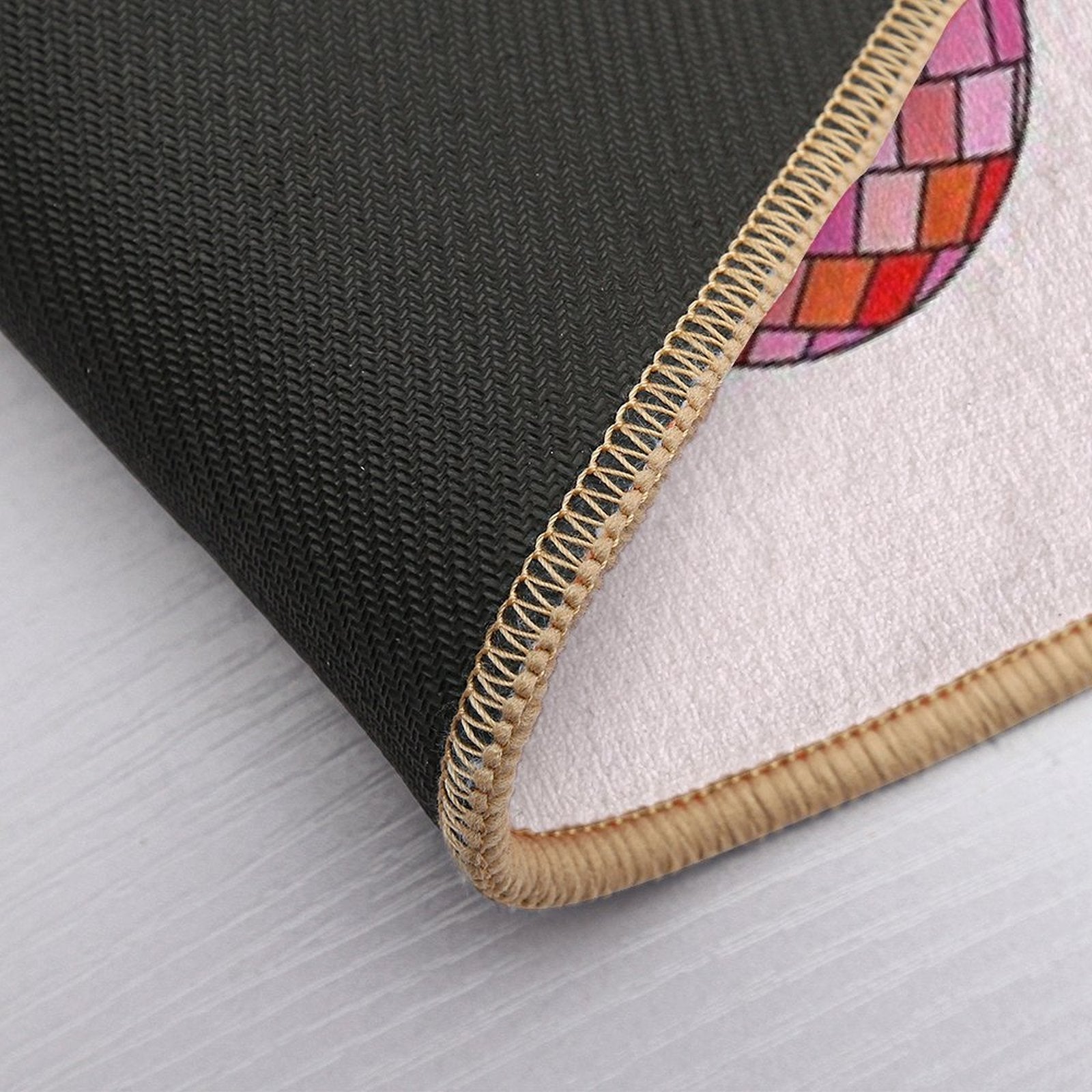 Cherry Discoball  Easy To Clean Bath Mat