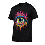 Psychedelic Third Eye  Trippy Colorful Hippie Psychonaut  Breathable T-Shirt