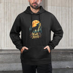 Wolf Howl Moon Graphic - Forest Animals Men’s Women’s Moisture-Wicking Hoodie