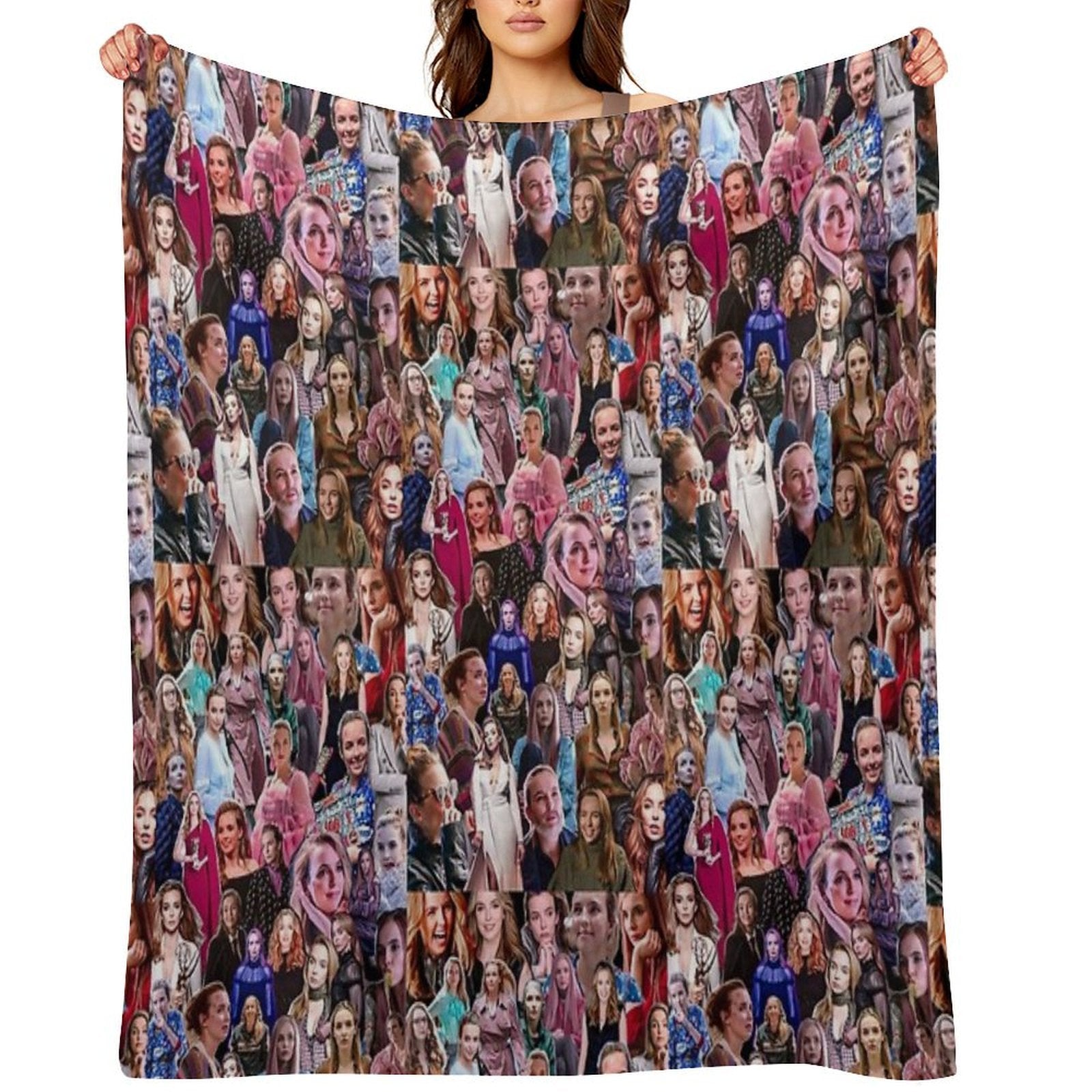 Villanelle Collage Lightweight Throw Blanket