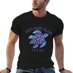 South Padre Island, TX Beach Design  Tribal Turtle Gift Men Women Kids  Odor-resistant T-Shirt