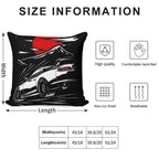Toyota Supra MKIV  Haruna Soft Ultra-Soft Texture Throw Pillow