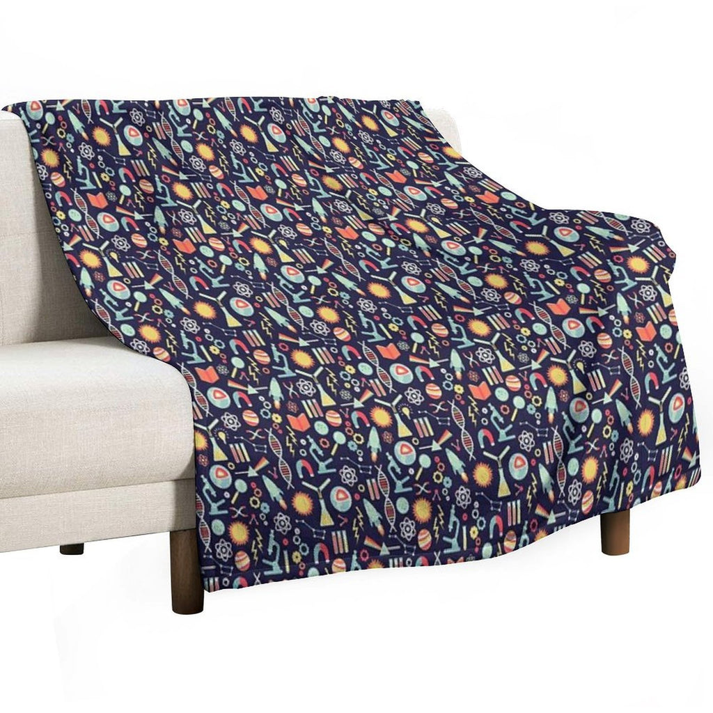 Science Studies Durable Throw Blanket
