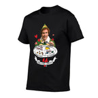 Elf Buddys Four Food Groups Funny Christmas  Relaxed-fit T-Shirt