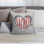 Sacred Heart University Soft Skin-Friendly Throw Pillow