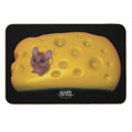 2D Mouse In 3D Cheese  High-Traffic Bath Mat
