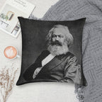 Karl Marx (best Quality) Soft Easy Maintenance Throw Pillow