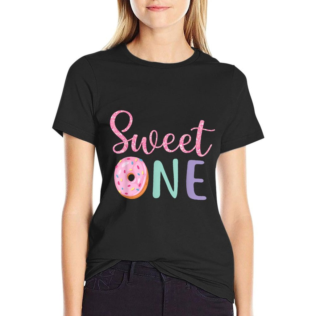 One of The Sweet One First Birthday Matching Family Donut  Soft T-Shirt