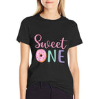 One of The Sweet One First Birthday Matching Family Donut  Soft T-Shirt