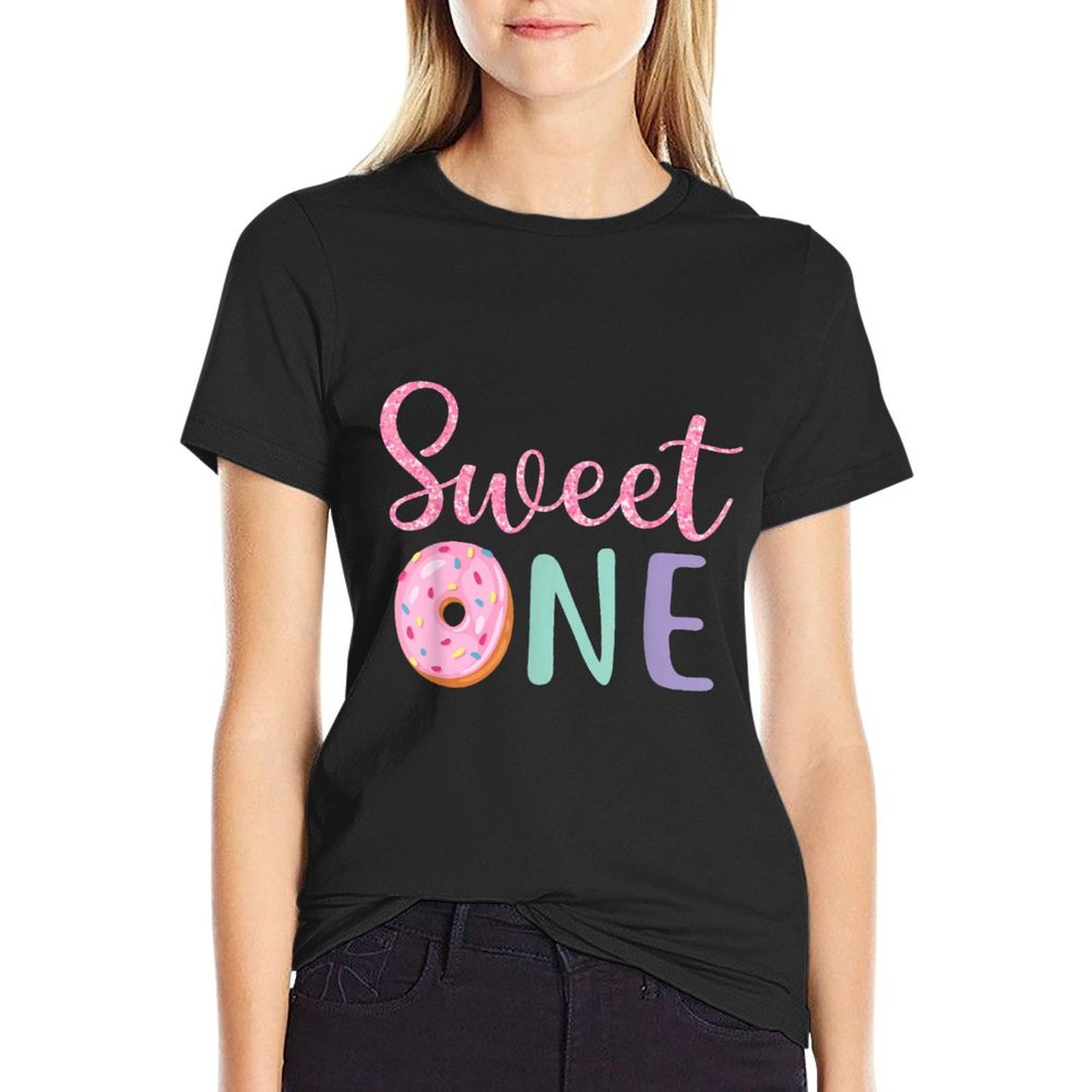 One of The Sweet One First Birthday Matching Family Donut  Soft T-Shirt