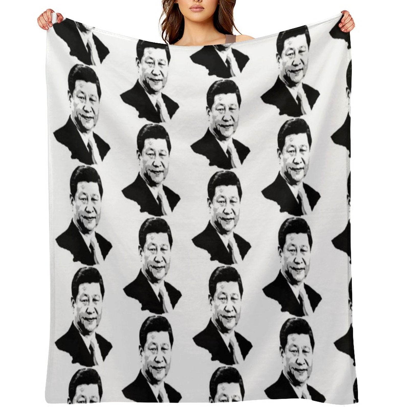 Xi Jinping Premium Throw Blanket