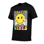 3rd Grade Vibes Girls Back To School Third Grade Teacher  Versatile T-Shirt