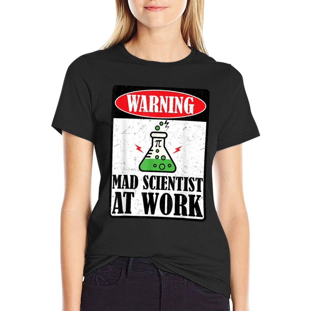 Funny Mad Scientist Science Teacher Halloween Costume Kids  Breathable T-Shirt