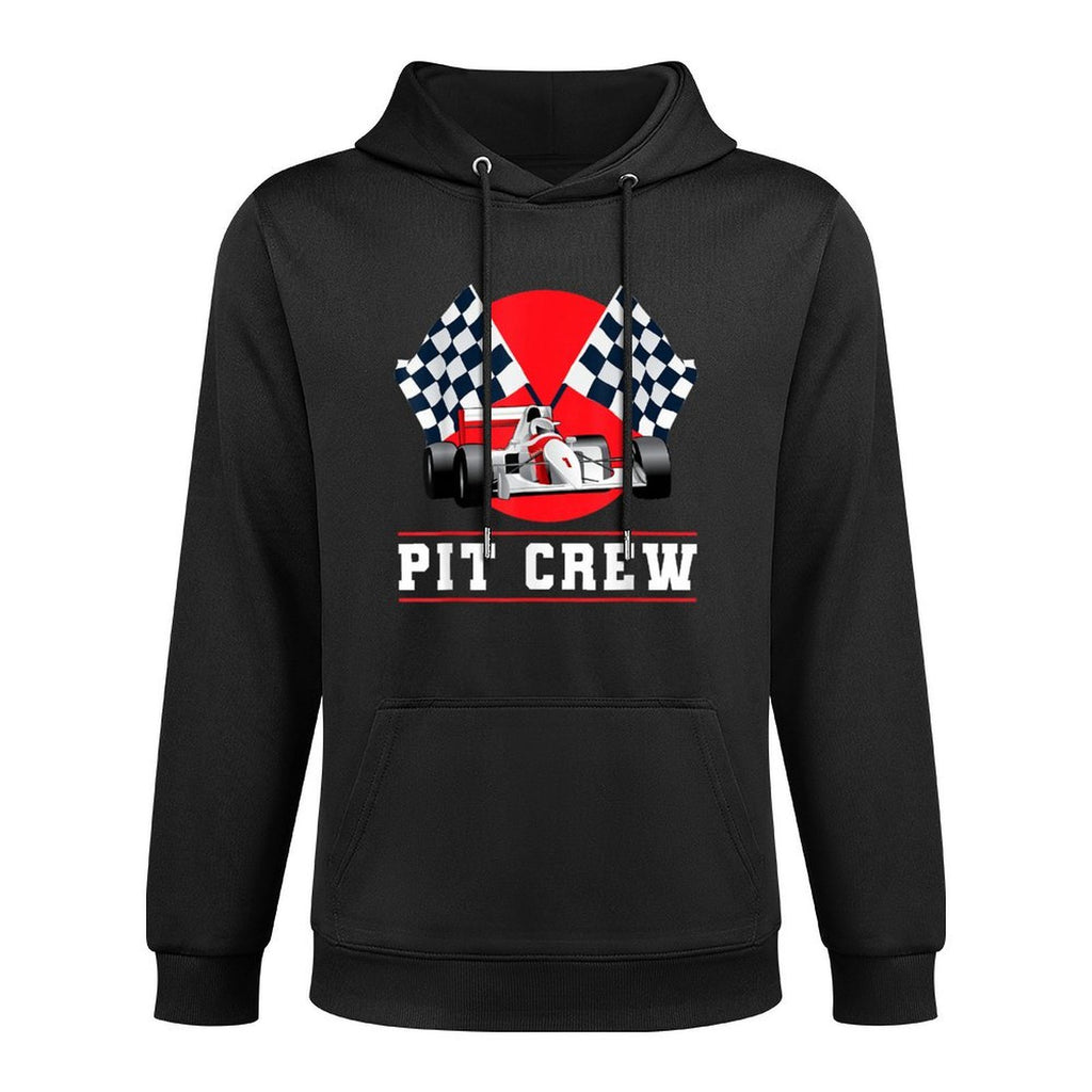 Halloween Pit Crew Costume Race Track All-Day Comfort Hoodie