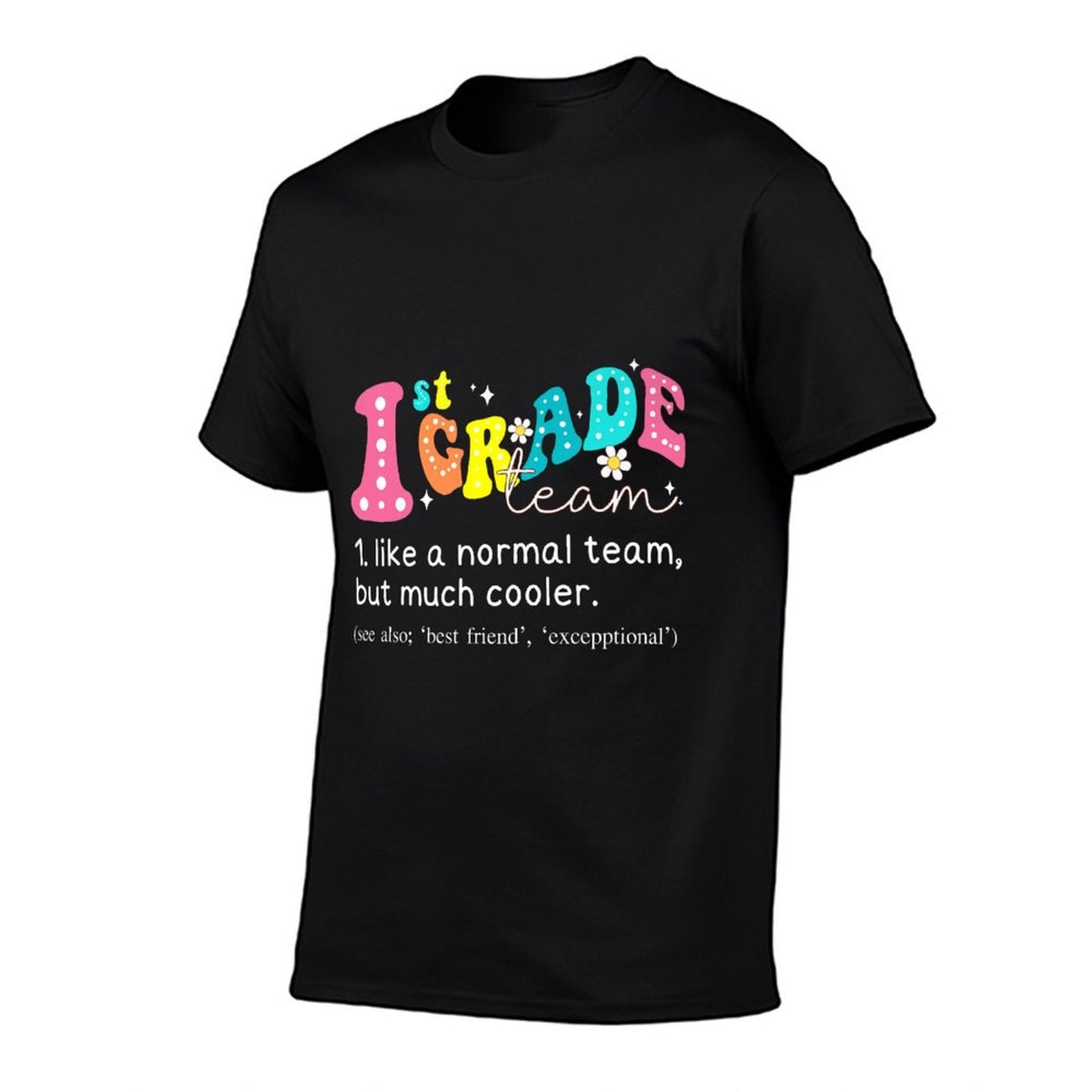 1st Grade Team Definition Groovy Teacher Back To School Premium  Stretchy T-Shirt