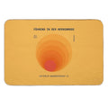 Sun  Bauhaus Poster I  Dirt-Trapping Bath Mat