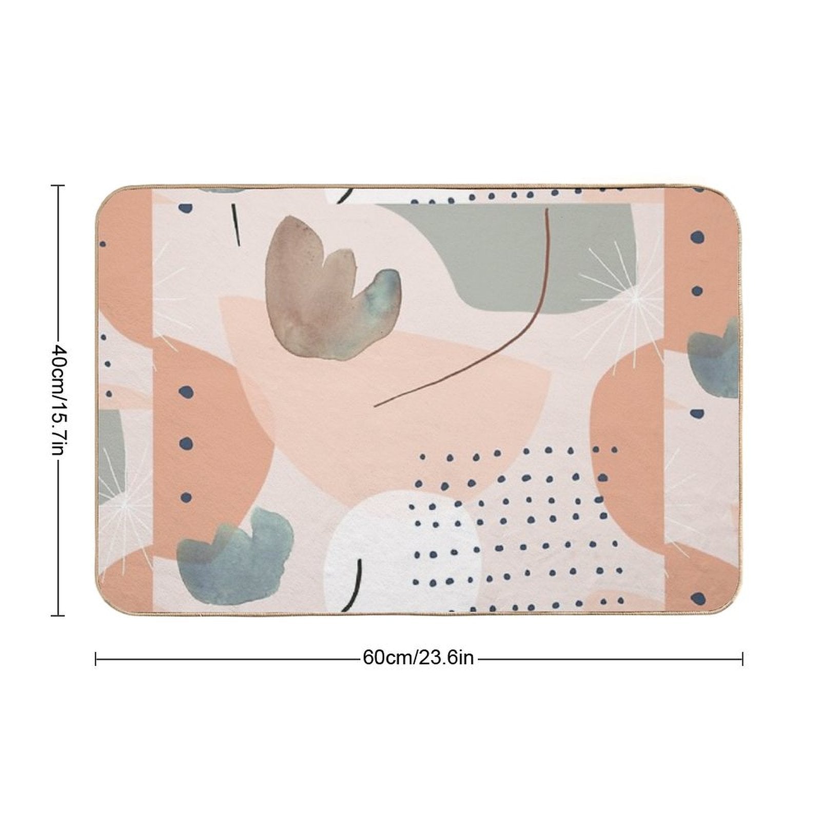 Art  Toxin-Free Bath Mat