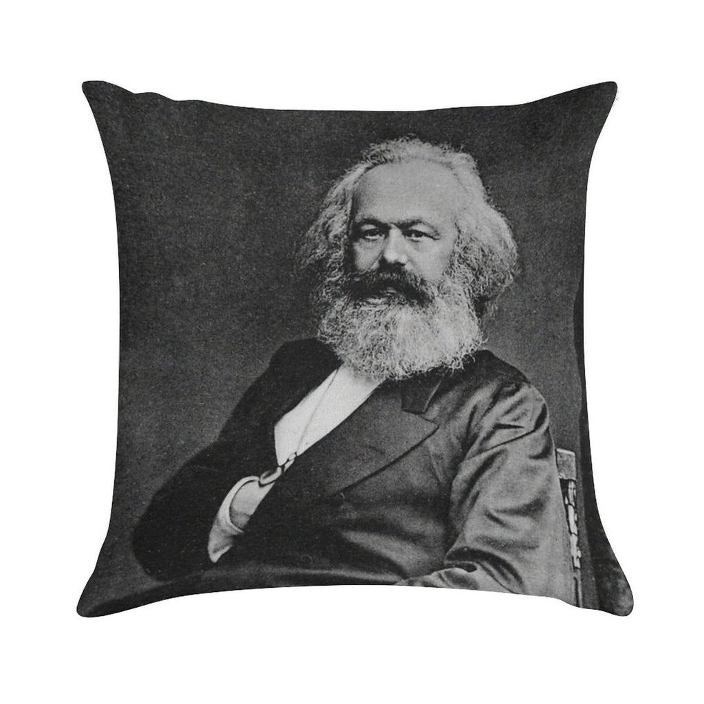 Karl Marx (best Quality) Soft Easy Maintenance Throw Pillow