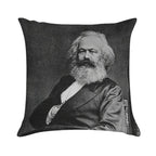 Karl Marx (best Quality) Soft Easy Maintenance Throw Pillow
