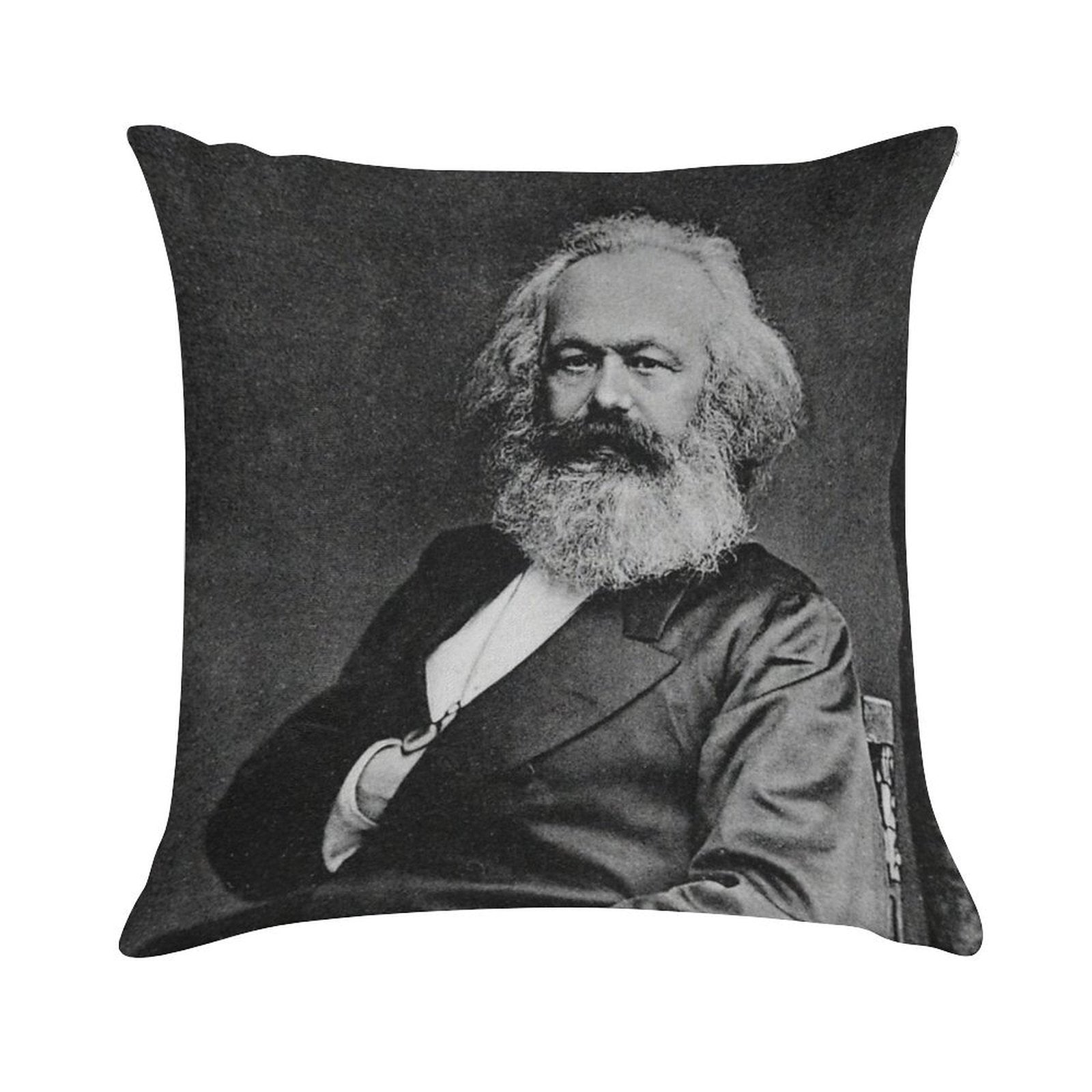 Karl Marx (best Quality) Soft Easy Maintenance Throw Pillow