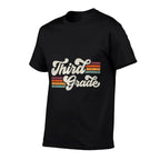Retro Third Grade Teacher Back To School  Easy-care T-Shirt