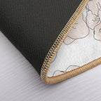 Sketchy Floral - Muted Pinks  Stain-Proof Bath Mat