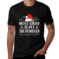 Most Likely to Pet The Reindeer Family Matching Christmas  Vintage-inspired T-Shirt