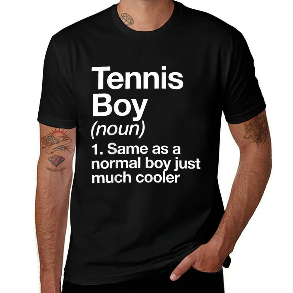 Tennis Boy Definition Funny Sports  Lightweight T-Shirt