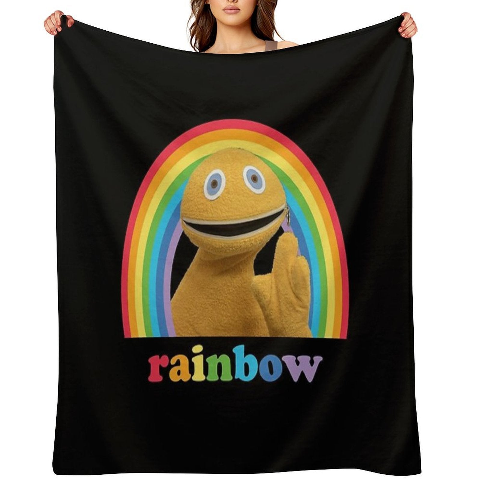 Zippy, Rainbow Premium Throw Blanket