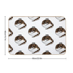 Chunky Ballin Ball Python  Non-Slip Bath Mat