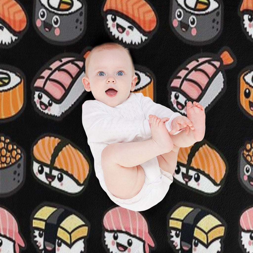 Sushi Family! Gift-ready Throw Blanket