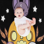 Pumpkin Cats Son  Black  Nikury Eco-conscious Throw Blanket