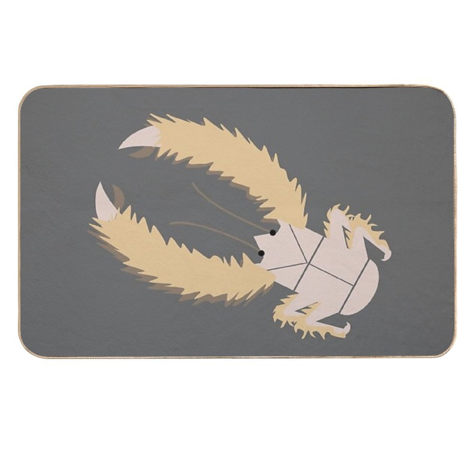Minimal Yeti Crab (Kiwa Hirsuta)  Rapid-Drying Bath Mat