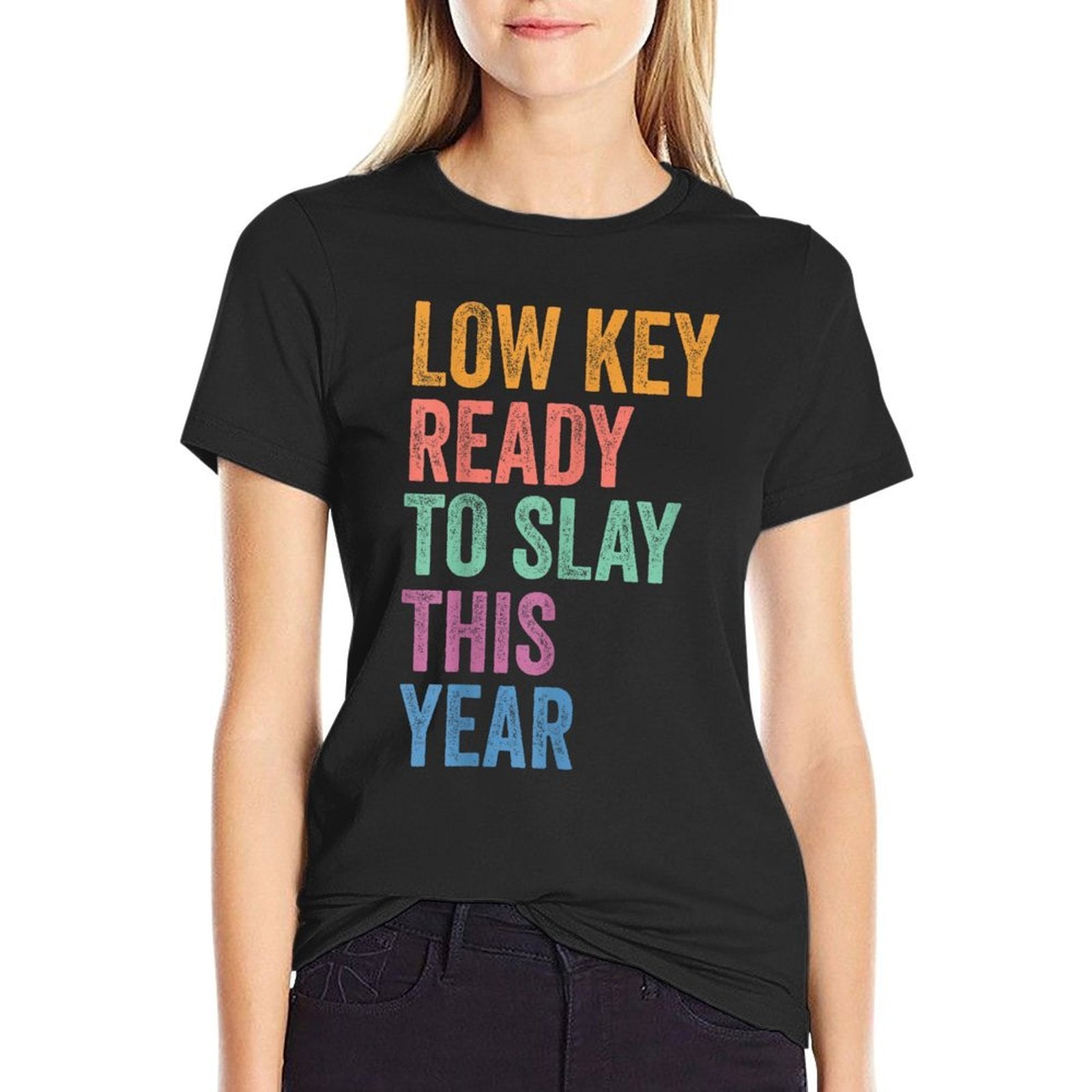 Gen Z Alpha Back To School Low Key Ready To Slay This Year  Trendy Pattern T-Shirt
