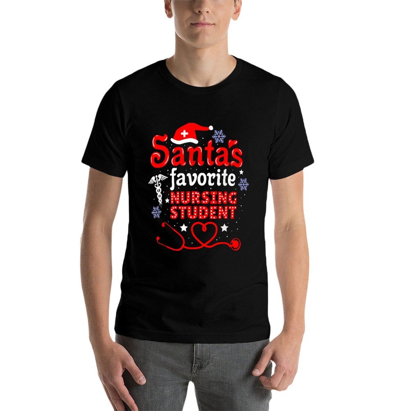Santas Favorite Nursing Student Christmas  Classic T-Shirt