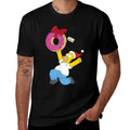 The Simpsons Holiday Homer Simpson Donut Christmas Present  Breathable T-Shirt