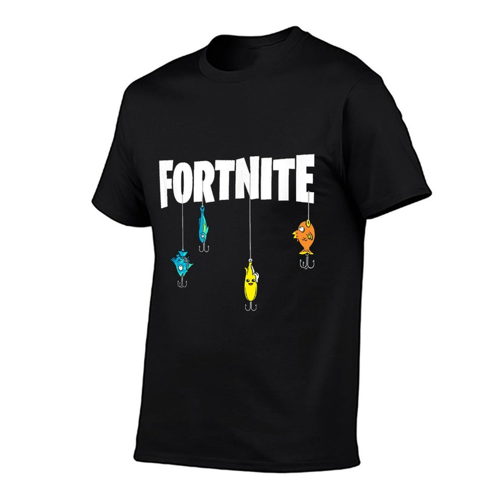 Fortnite Logo Lures White  Graphic-printed T-Shirt